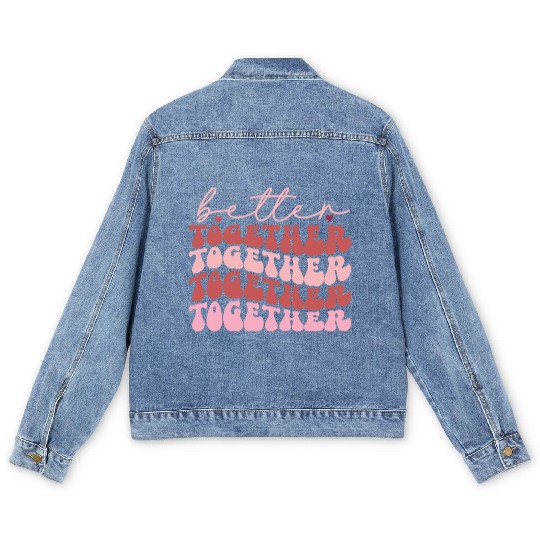 Harmonious Unity : Better together Men's Denim Jackets