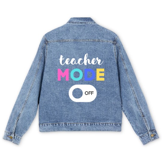 Teacher Men's Denim Jackets and Men's Denim Jackets School Teachers