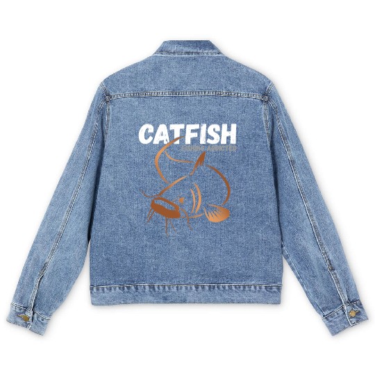 Catfish Fishing Addicted Men's Denim Jackets