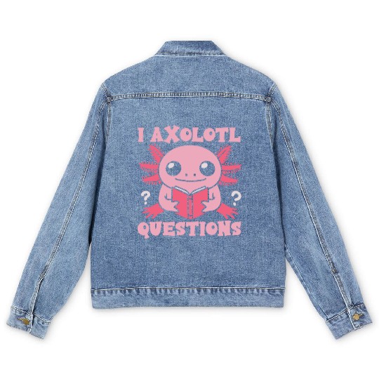 Axolotl Questions Men's Denim Jackets
