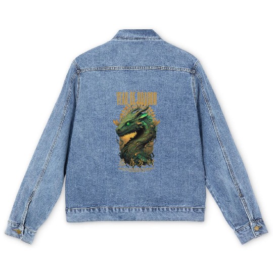 Year of the Dragon Men's Denim Jackets
