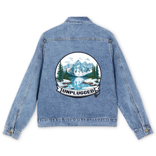 Camping Without Tech! Men's Denim Jackets