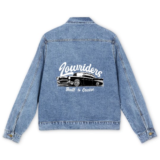 Built to Cruise - Classic Lowrider Tribute Men's Denim Jackets
