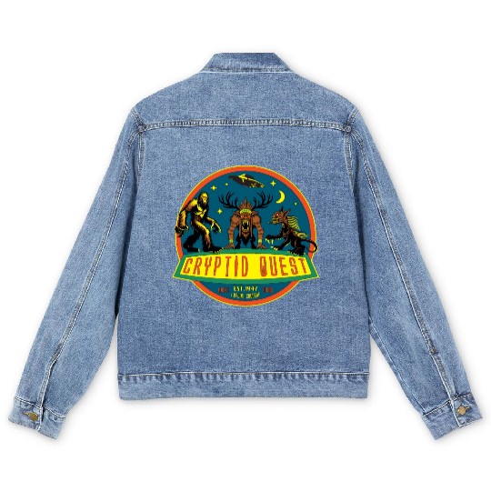 Cryptid Quest Men's Denim Jackets
