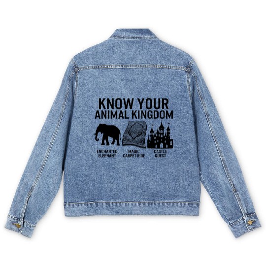 Enchanted Men's Denim Jackets, Know Your Animal Kingdom