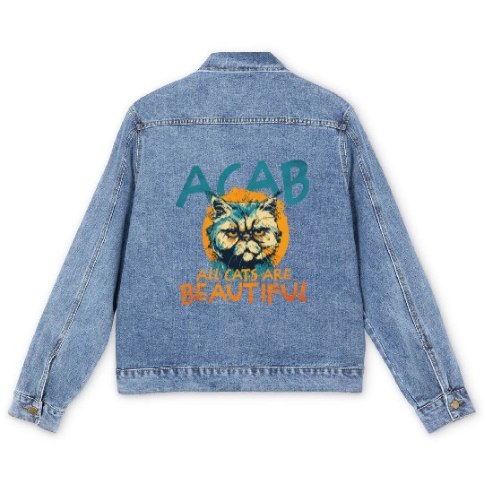 ACAB All Cats Are Beautiful Men's Denim Jackets