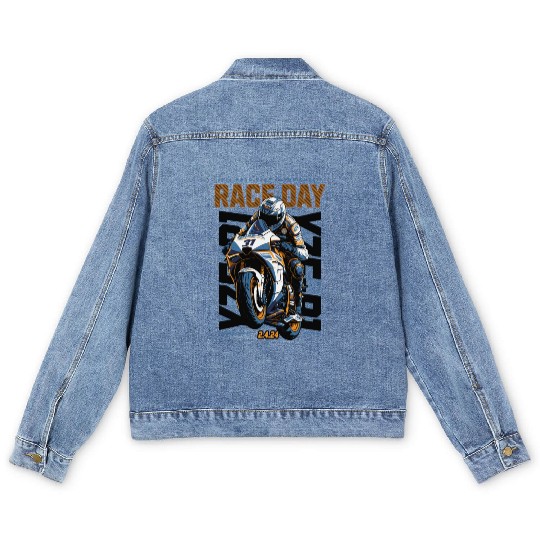 Race Day Men's Denim Jackets