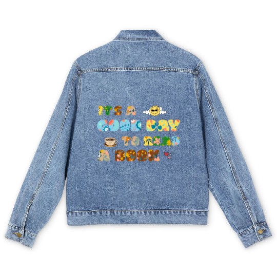 Book Lover Women's day Men's Denim Jackets