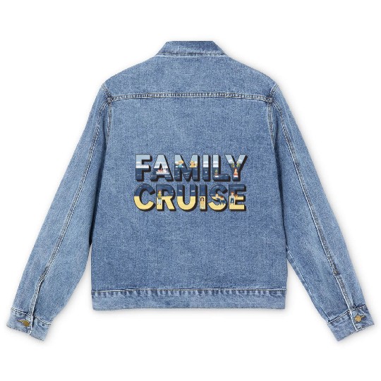 Family Cruise Men's Denim Jackets & Matching Vacation Apparel