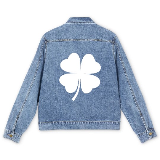 Irish Shamrock St Patricks Day St. Paddy's Men's Denim Jackets