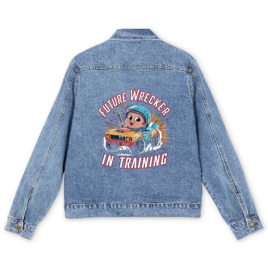 Demo Derby Demolition Derby Demolition Derby Lover Men's Denim Jackets