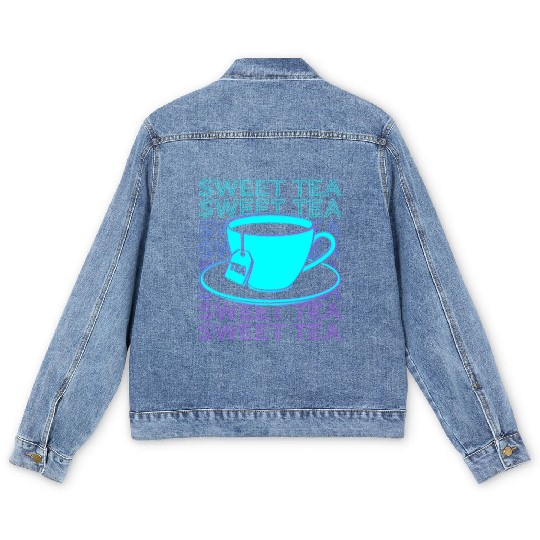 Sweet Tea Retro Men's Denim Jackets
