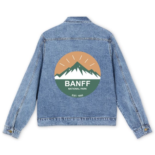 Banff National Park Men's Denim Jackets
