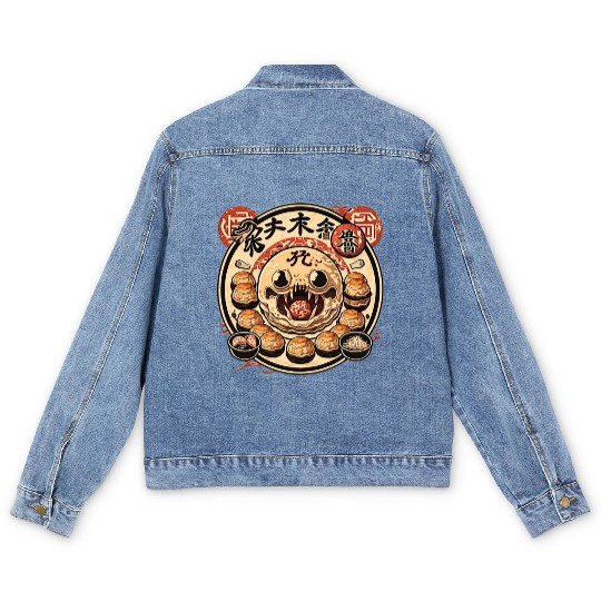 Takoyaki Attack Men's Denim Jackets