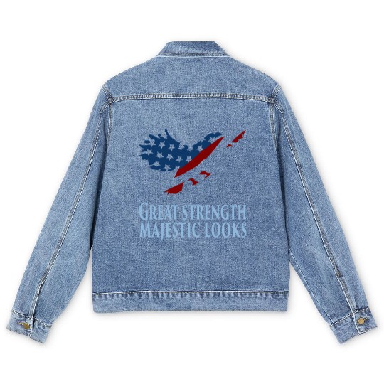 Great Strength Majestic Looks - eagles of death Men's Denim Jackets