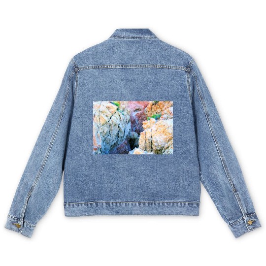 NatureScapes -In the Badlands of South Dakota #101 Men's Denim Jackets
