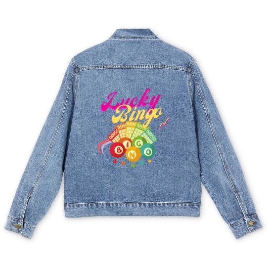 Lucky bingo Men's Denim Jackets