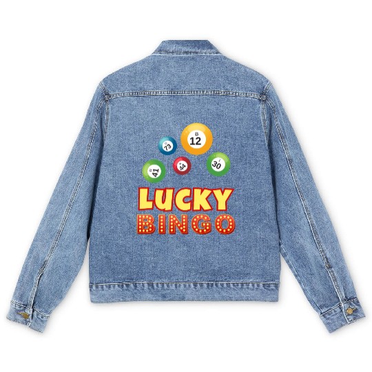 Lucky bingo Men's Denim Jackets