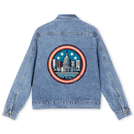 Washington DC Men's Denim Jackets