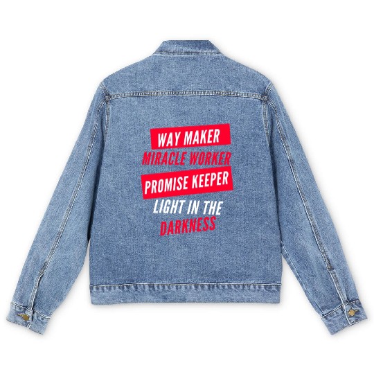 Way Maker Men's Denim Jackets