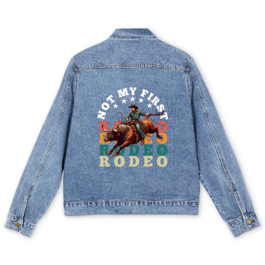 Not My First Rodeo Men's Denim Jackets