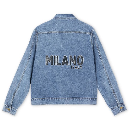 Eleganza Milanese: Embodying Italian Design Men's Denim Jackets