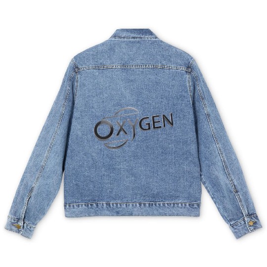 Breath of Life: Oxygen Infused , Men's Denim Jackets , sticker