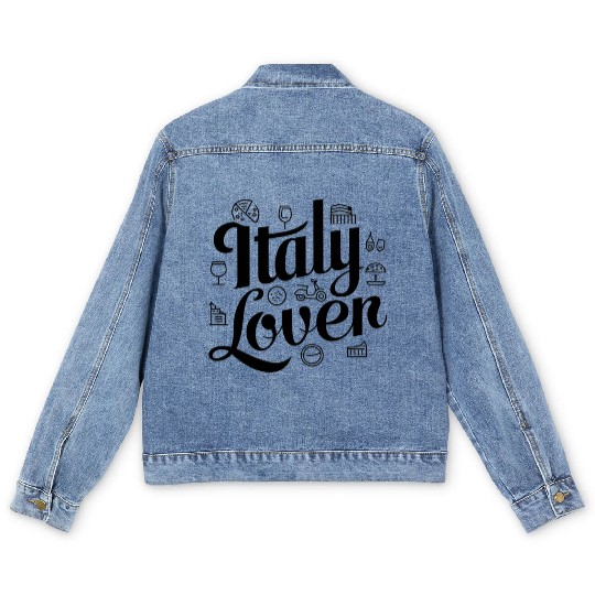 Italy lover Men's Denim Jackets