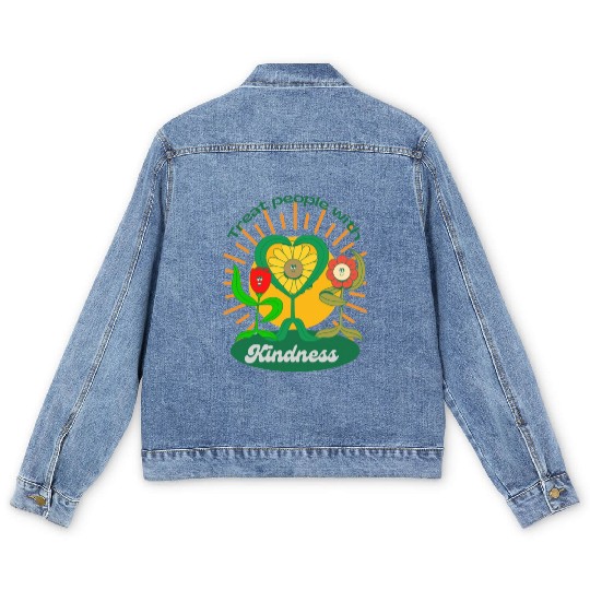 Treat People With Kindness Men's Denim Jackets
