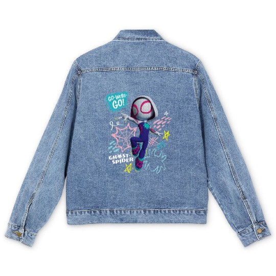 Marvel Spidey And His Amazing Friends Ghost Spider Men's Denim Jackets