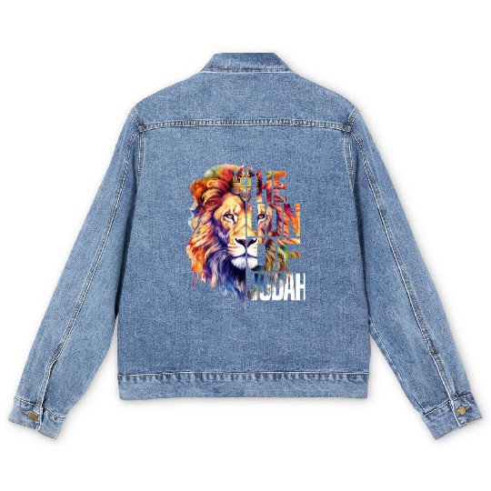 Lion of Judah Men's Denim Jackets