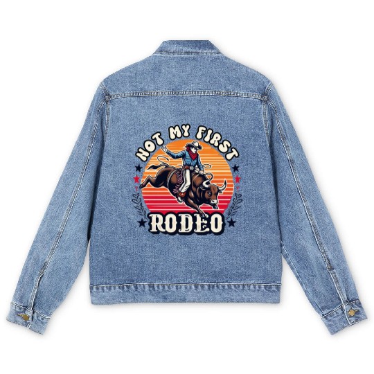 Not My First Rodeo Men's Denim Jackets