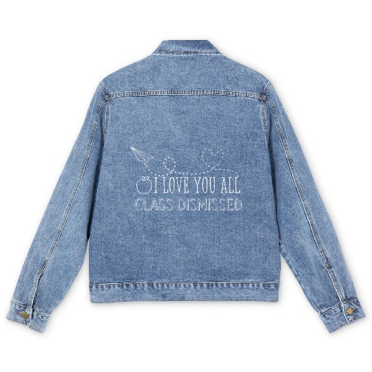Class Dismissed Last Day School Men's Denim Jackets