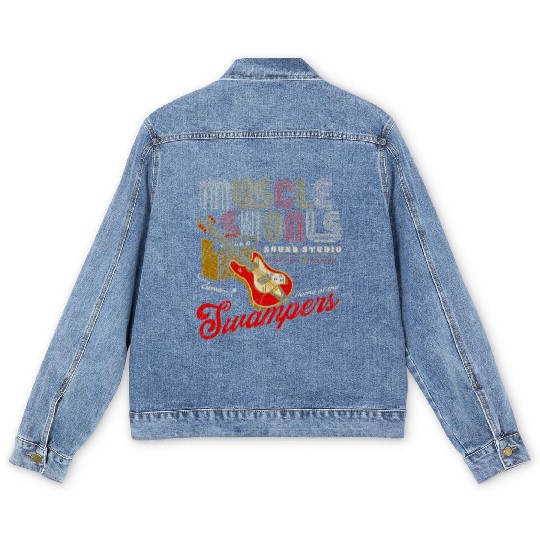 Muscle Shoals Sound Guitar Music Lovers Men's Denim Jackets