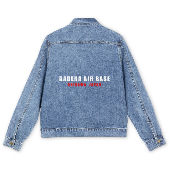 Kadena USAF Okinawa Japan Men's Denim Jackets