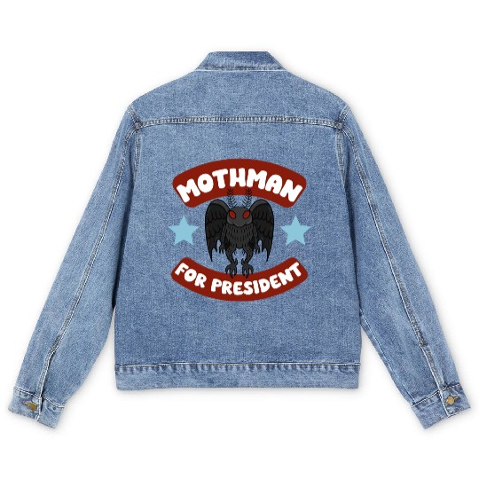 Mothman USA Election Campaign Politics 2024 Men's Denim Jackets