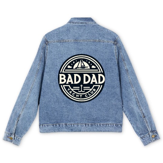 Bad Dad Yacht Club Men's Denim Jackets
