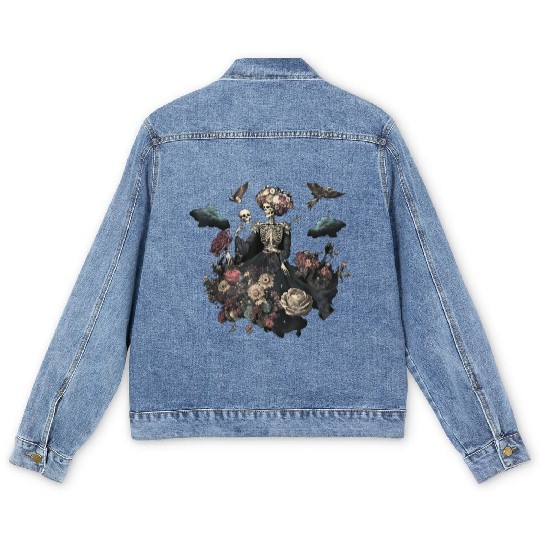 Aesthetic clothes Fairycore Gothic Men's Denim Jackets