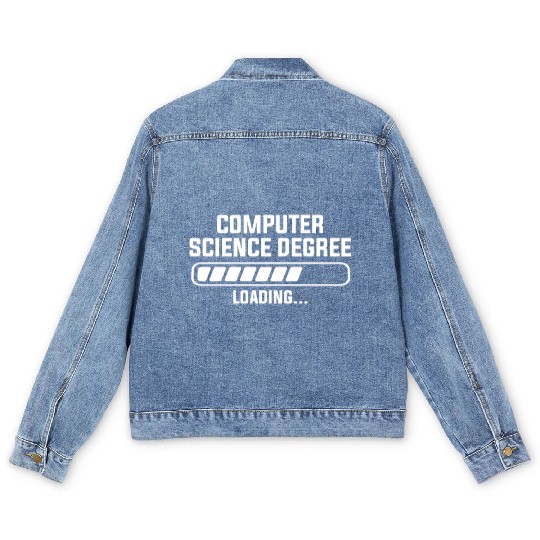 computer science degree Men's Denim Jackets