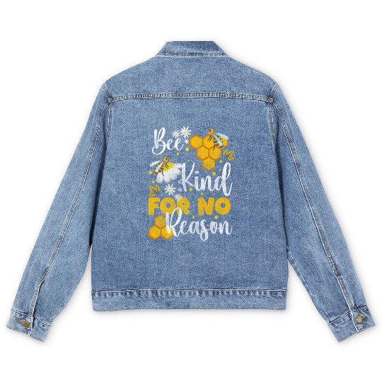 Honey Bee Beekeeper Useful Beekeeper Men's Denim Jackets