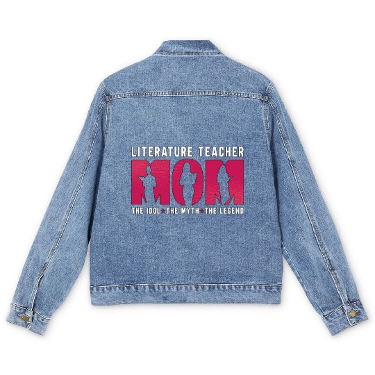 Literature Teacher Mom The Idol The Instructor Men's Denim Jackets