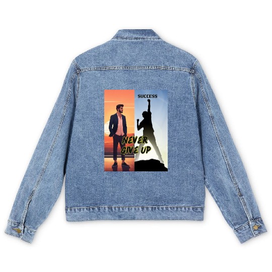 Men's Denim Jackets never give up
