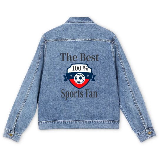 The Best Sports Fan - 100% Men's Denim Jackets