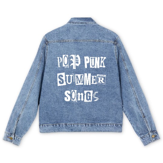 Pop Punk Summer Song Men's Denim Jackets