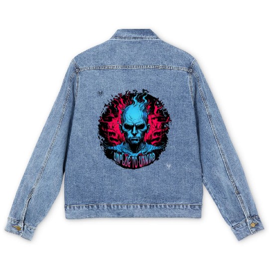 Unplug to Unwind, Fantom003.top Men's Denim Jackets