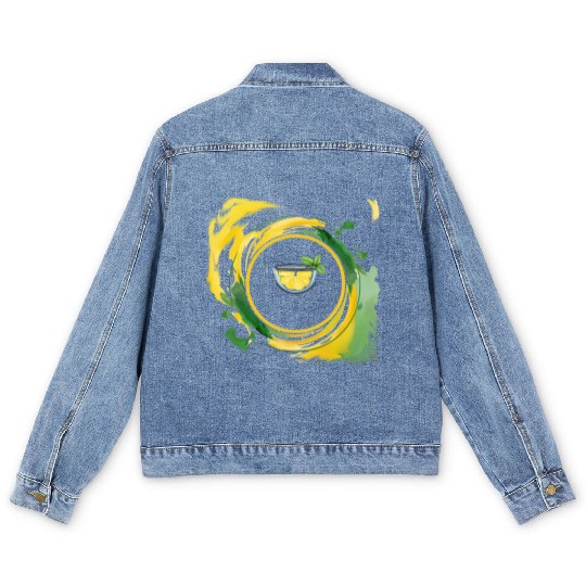 Lemonade in a Glass Men's Denim Jackets