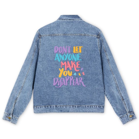 HEARTSTOPPER Quote Mr Ajayi Don t let anyone make Men's Denim Jackets