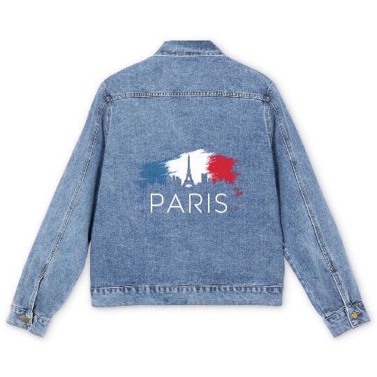 Paris Men's Denim Jackets by Independent Artist - Buy Online