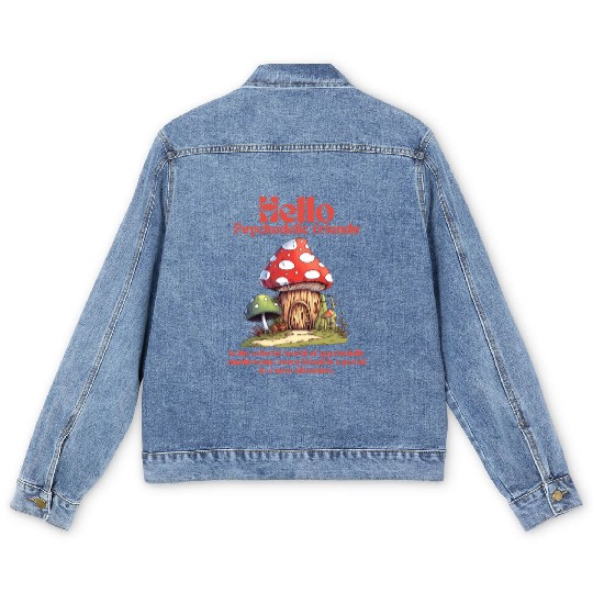 Fantasy Fungi Men's Denim Jackets