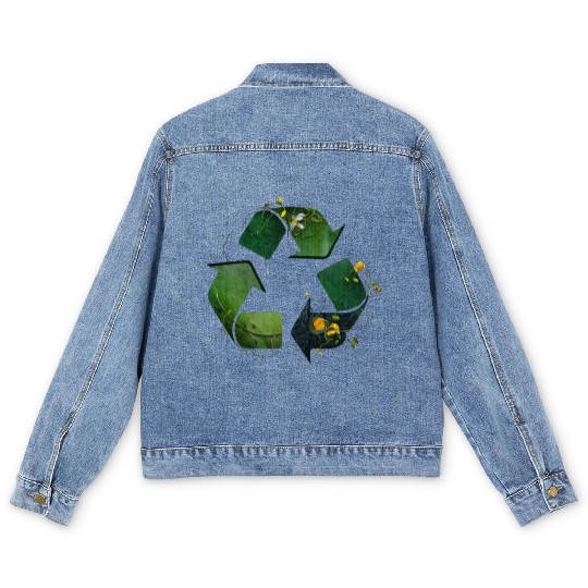 recycling icon Men's Denim Jackets